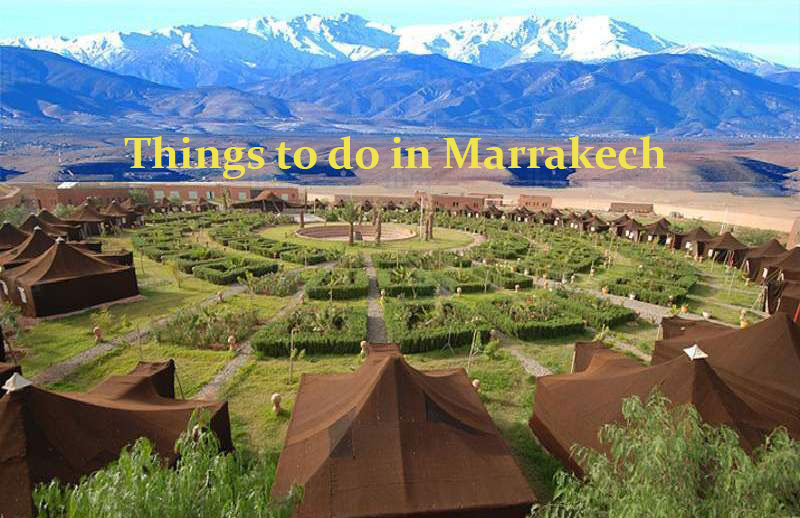 things to do in marrakech