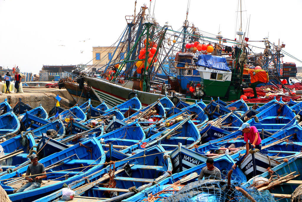 The port of Essaouira